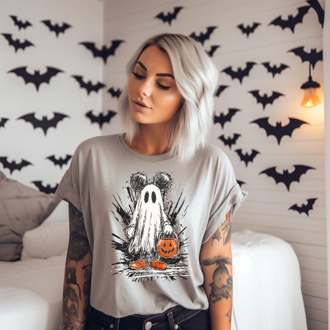 DTF Full Color Transfer - Ghost Mouse Boy