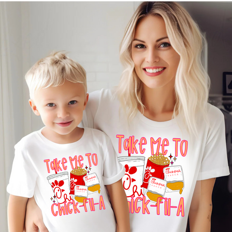 DTF Full Color Transfer - Take Me To Chick