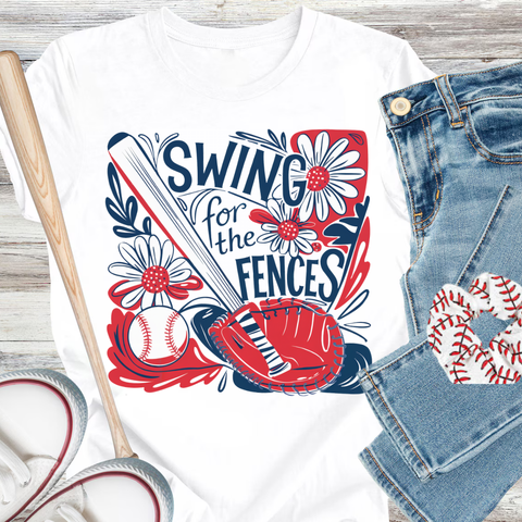 DTF Full Color Transfer - Swing For The Fences