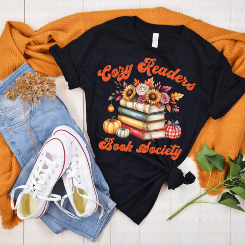 DTF Full Color Transfer - Cozy Readers Book Society