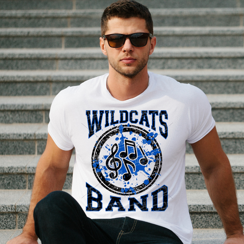 DTF Full Color Transfer - Wildcats Band