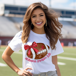 DTF Full Color Transfer - Alabama Coquette Football - SBSC EXCLUSIVE DESIGN!