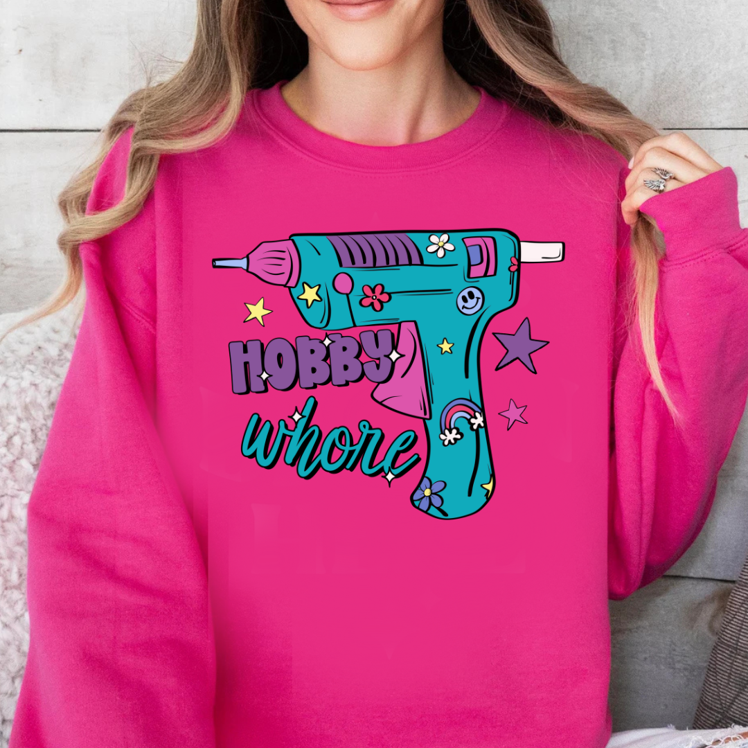 DTF Full Color TShirt Transfer - Hobby Whore