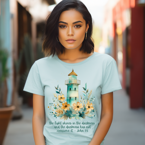 DTF Full Color Transfer - Floral Lighthouse (EXCLUSIVE DESIGN!)