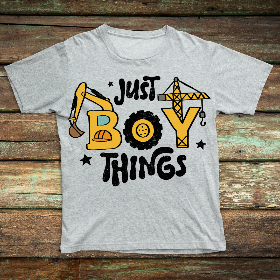 DTF Full Color TShirt Transfer - Just Boy Things