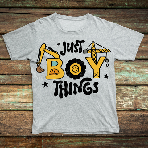 DTF Full Color TShirt Transfer - Just Boy Things