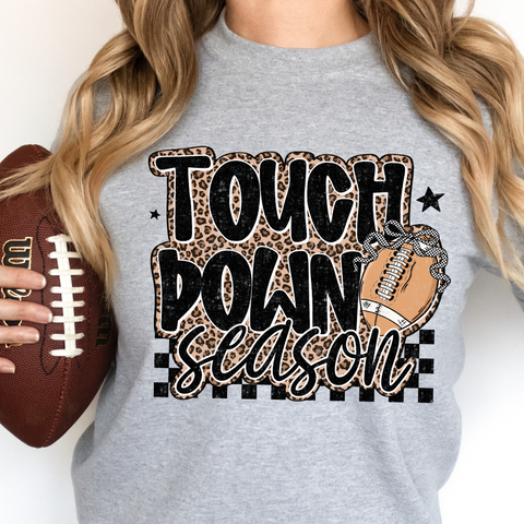 DTF Full Color Transfer - Touch Down Season Leopard