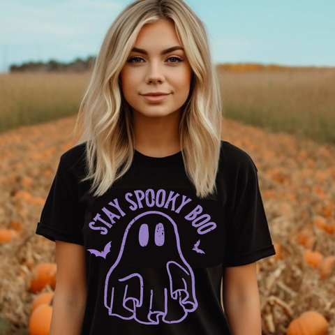 DTF Full Color Transfer - Stay Spooky Boo