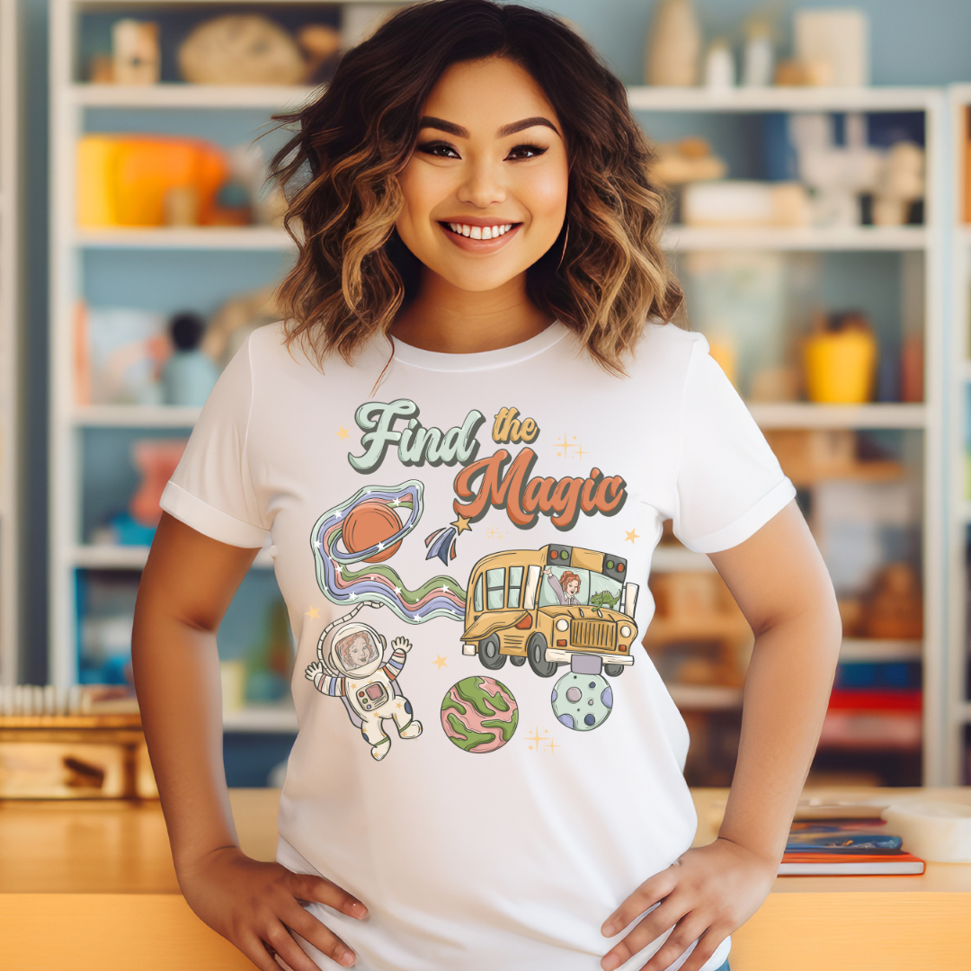 DTF Full Color TShirt Transfer - Find The Magic