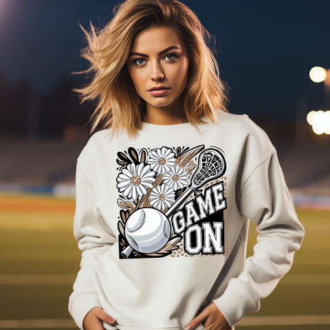 DTF Full Color Transfer - Game On Lacrosse