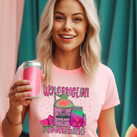 DTF Full Color Transfer - Watermelon Moonshine