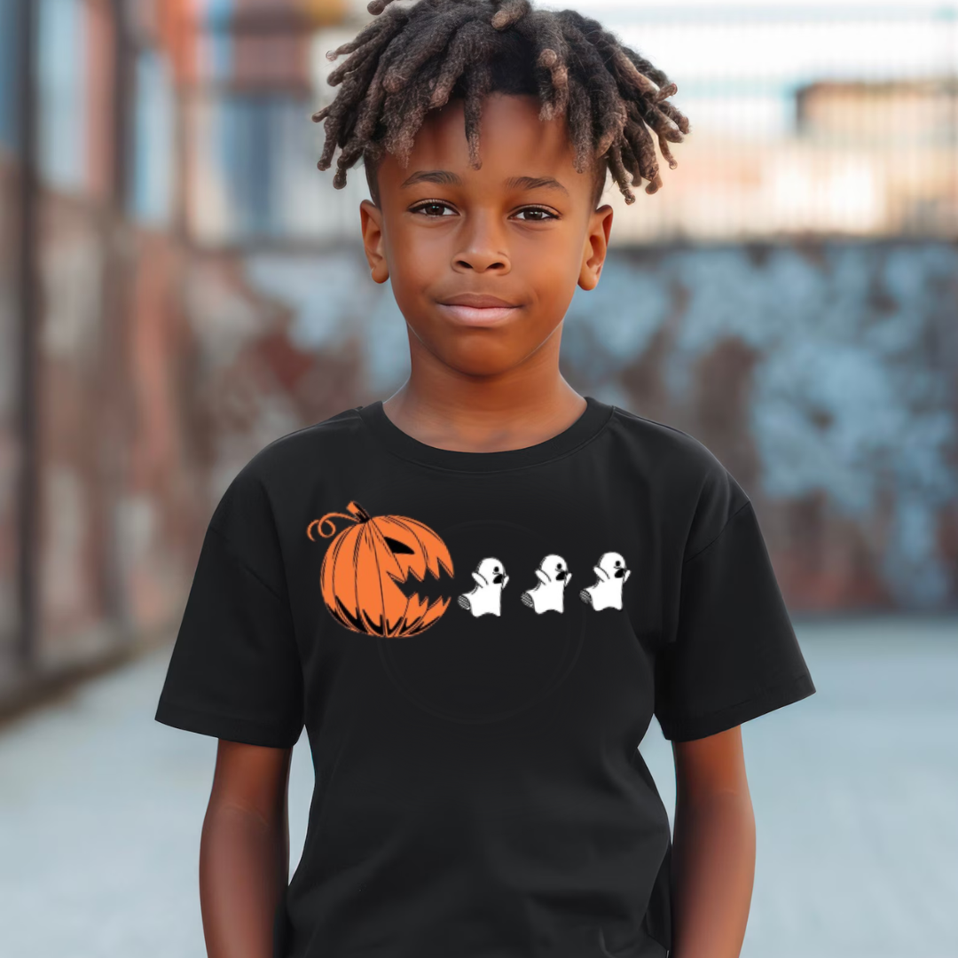 DTF Full Color Transfer - Spooky Pac Man