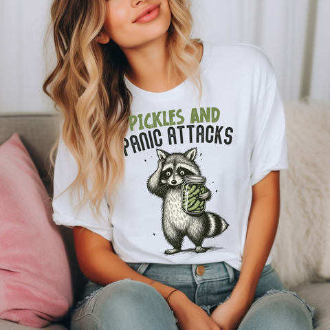 DTF Full Color Transfer - Pickles & Panic Attacks