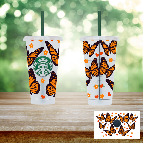 24oz UV DTF Wrap - Butterfly