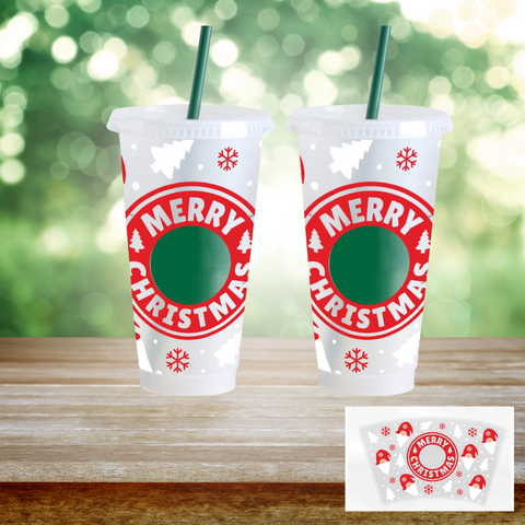 24oz UV DTF Wrap - Santa Gnome