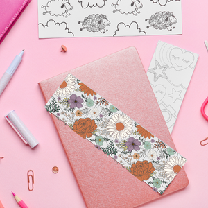 Floral Bouquet - UV DTF Bookmark Decal