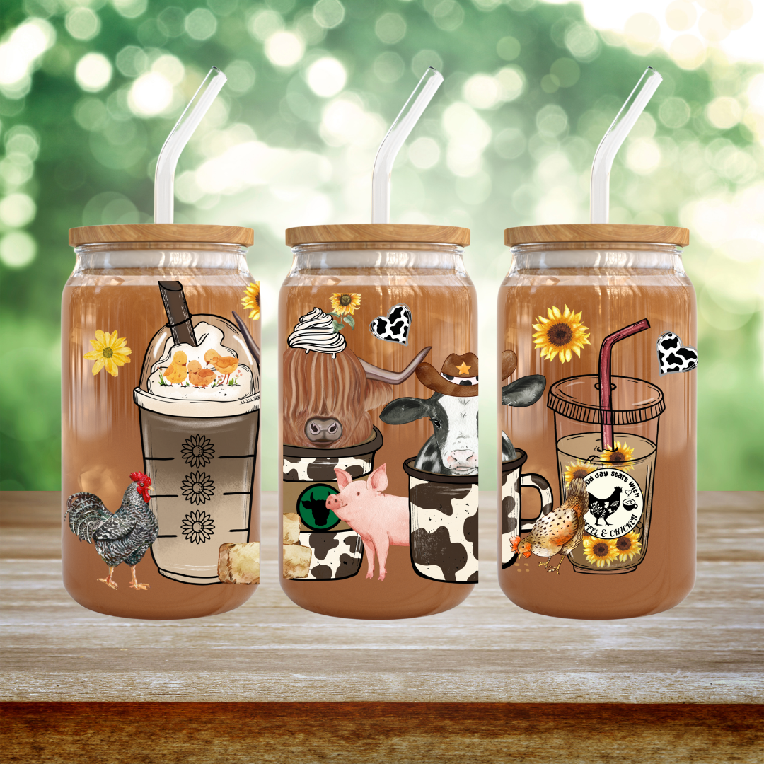 Farm Coffee - UV DTF Wrap