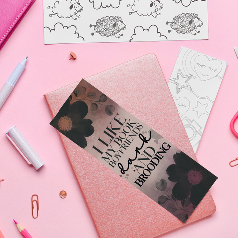 Dark and Brooding - UV DTF Bookmark Decal