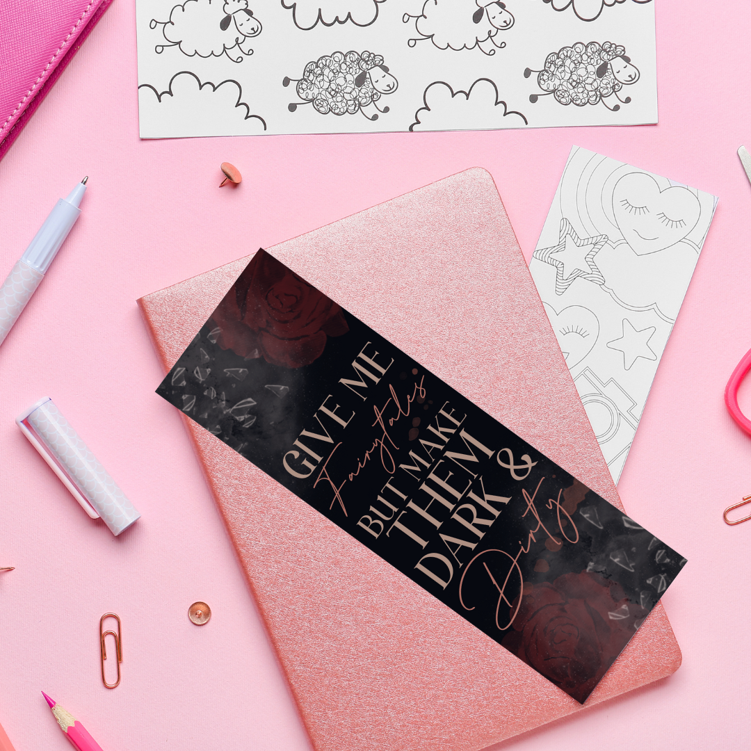 Give Me Fairytales - UV DTF Bookmark Decal