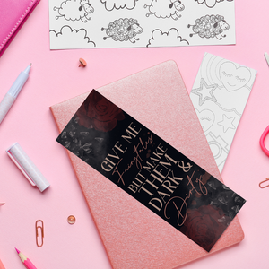 Give Me Fairytales - UV DTF Bookmark Decal