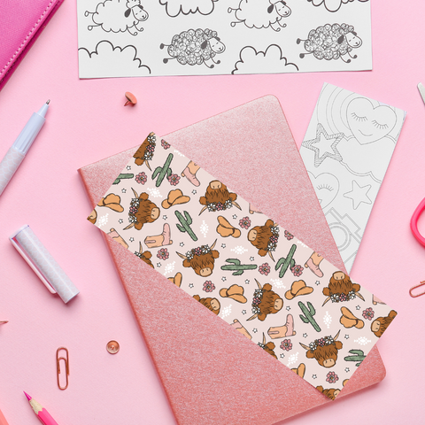 Boho Rodeo - UV DTF Bookmark Decal