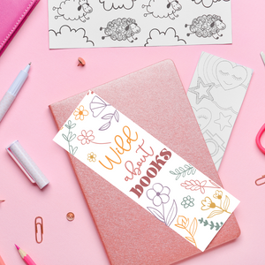 Wild About Books - UV DTF Bookmark Decal