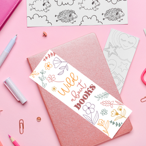Wild About Books - UV DTF Bookmark Decal