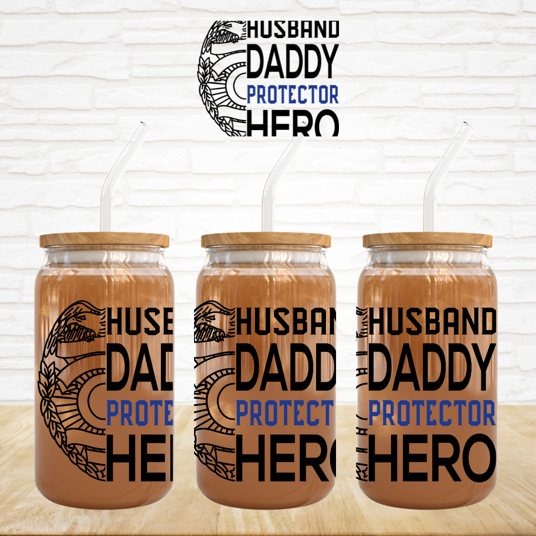 Husband Daddy Protector - UV DTF Decal