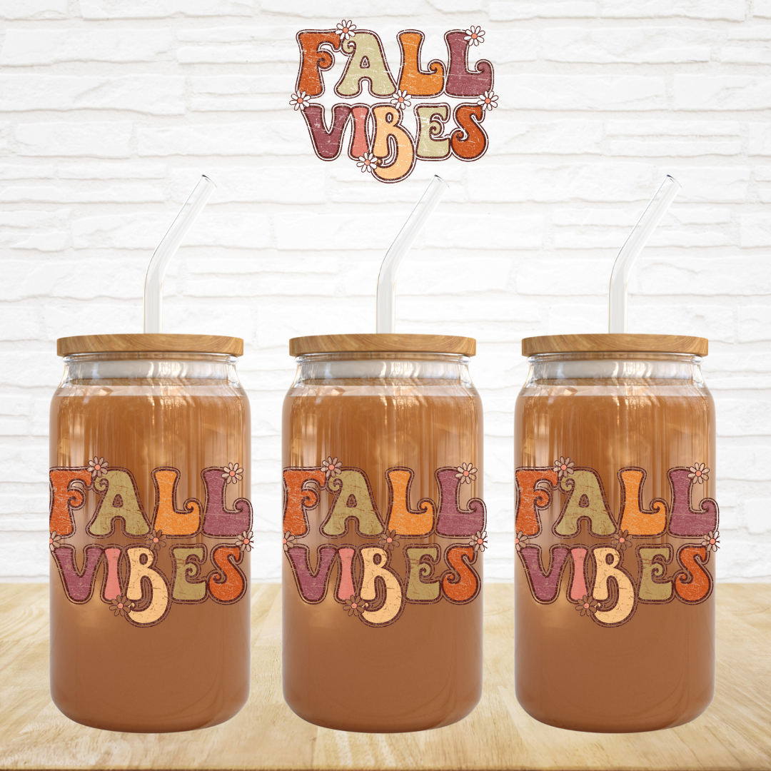 Fall Vibes - UV DTF Decal