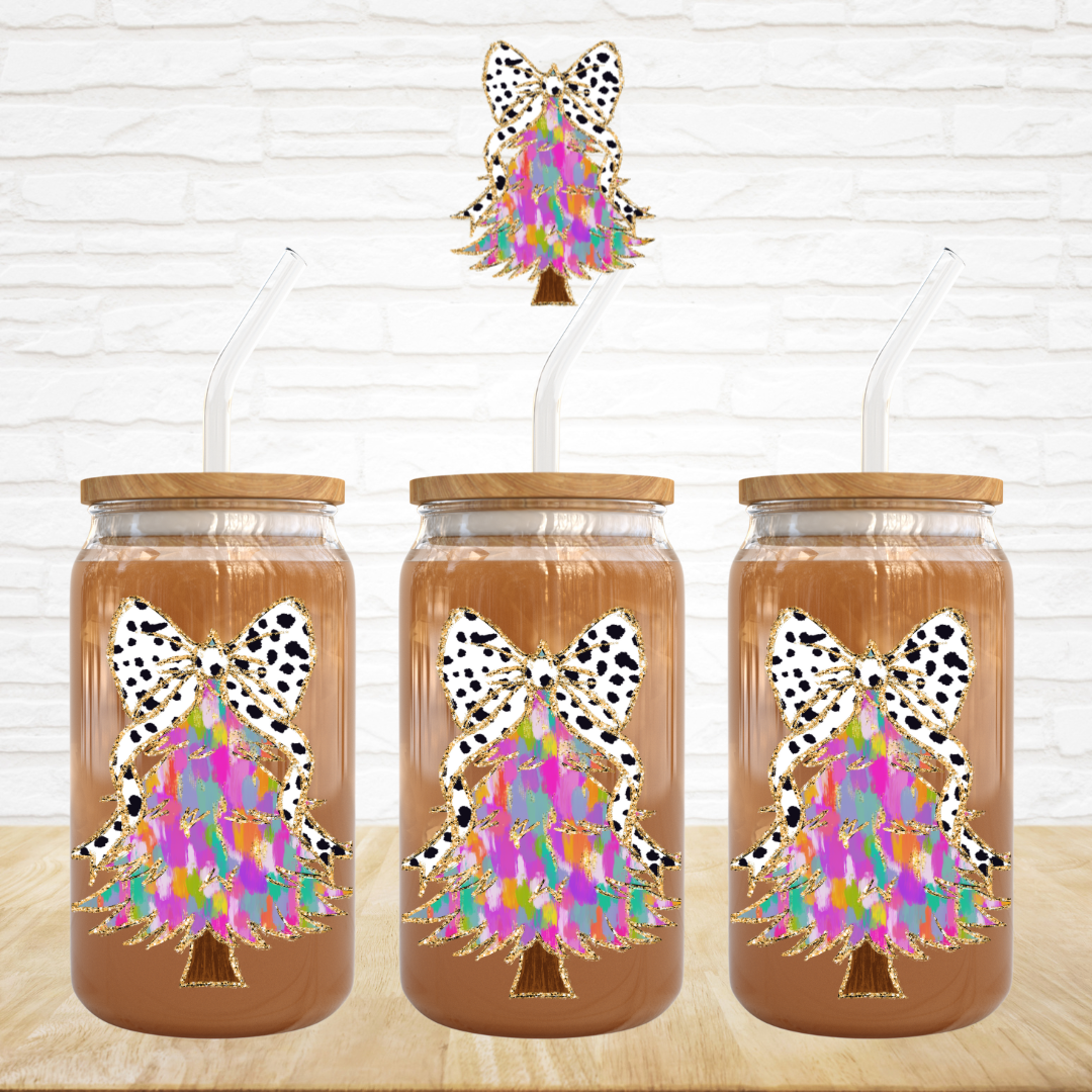UV DTF Decal - Bright Painted Tree