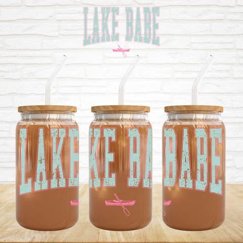 16oz UV DTF Wrap - Lake Babe