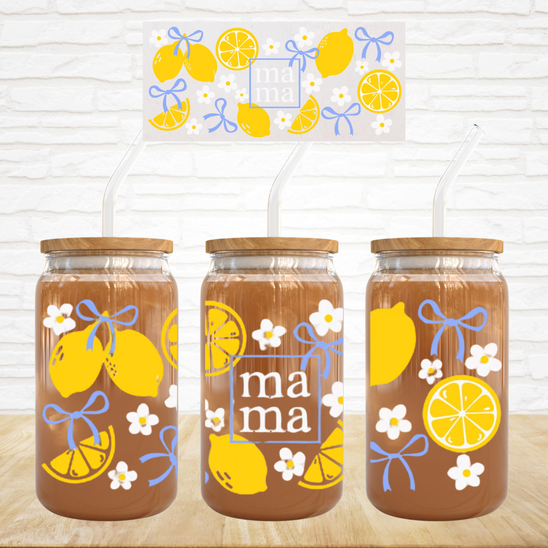 16oz UV DTF Wrap - MaMa Lemons