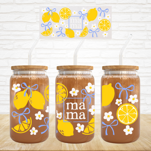16oz UV DTF Wrap - MaMa Lemons
