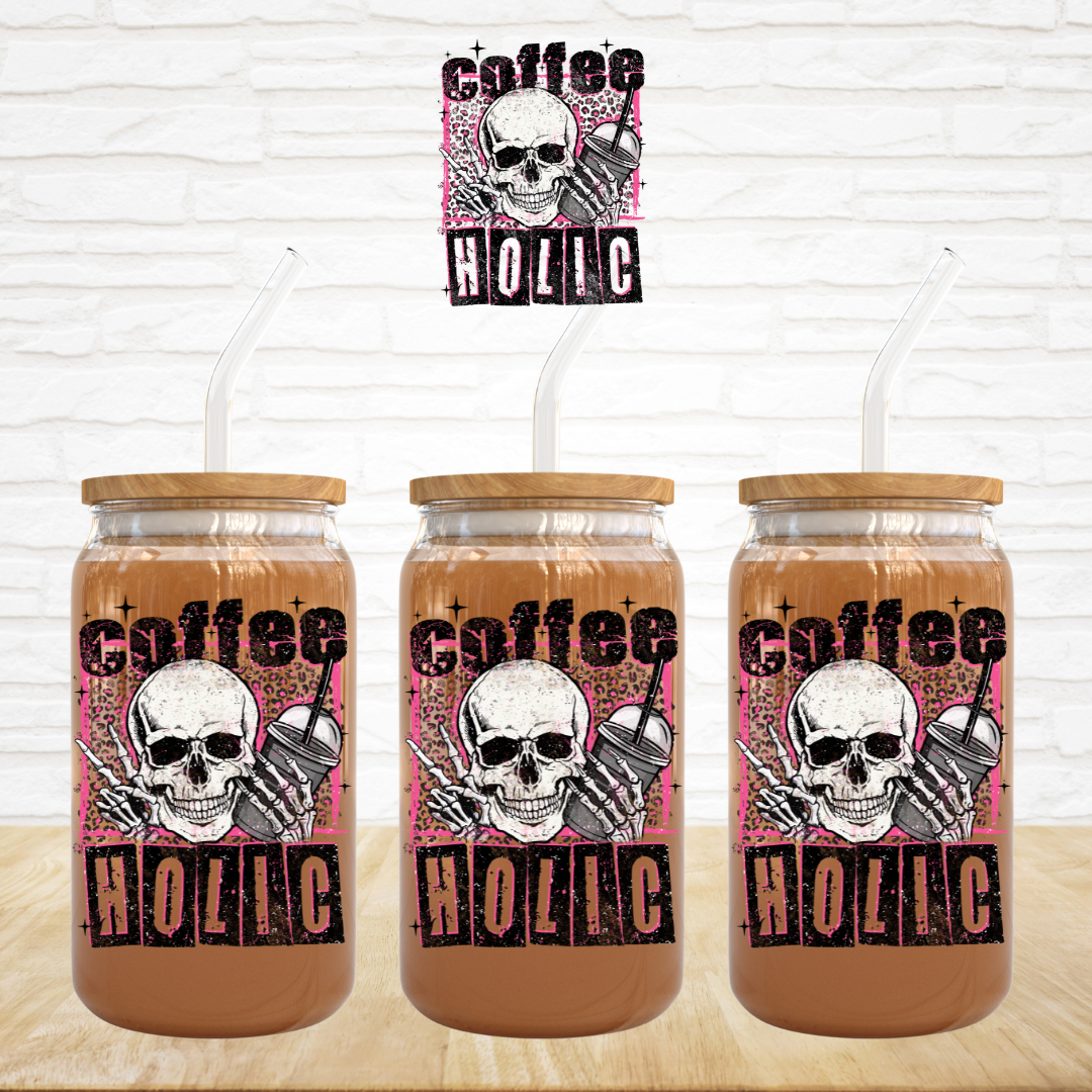 UV DTF Decal - Coffee Holic