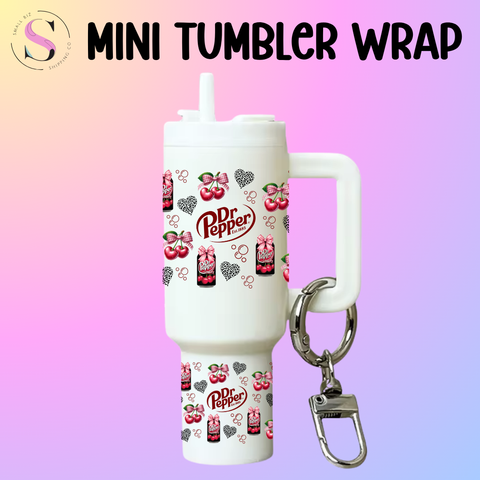 Mini Tumbler Top & Bottom Decal - Dr P