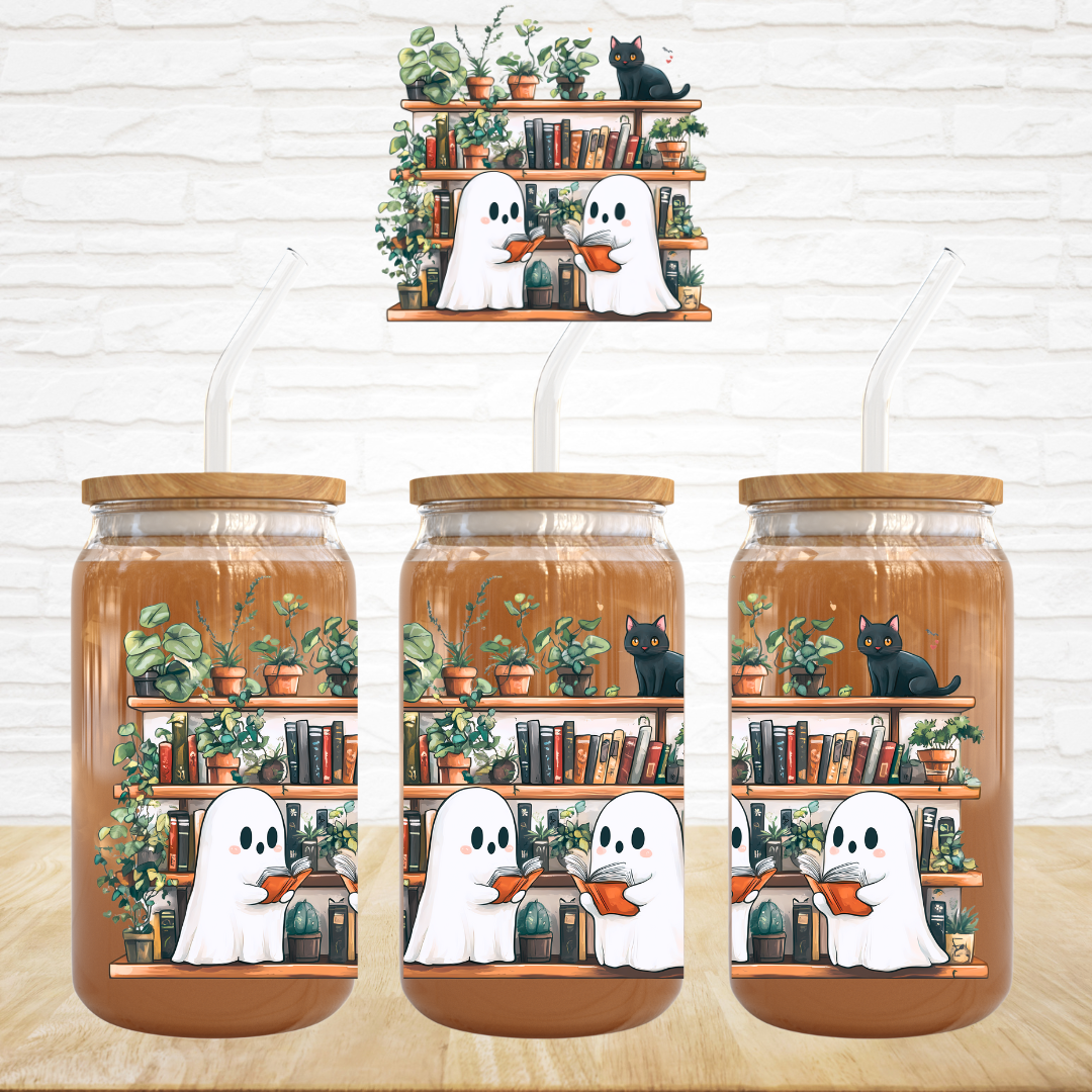 UV DTF Decal - Ghost Shelf Plants