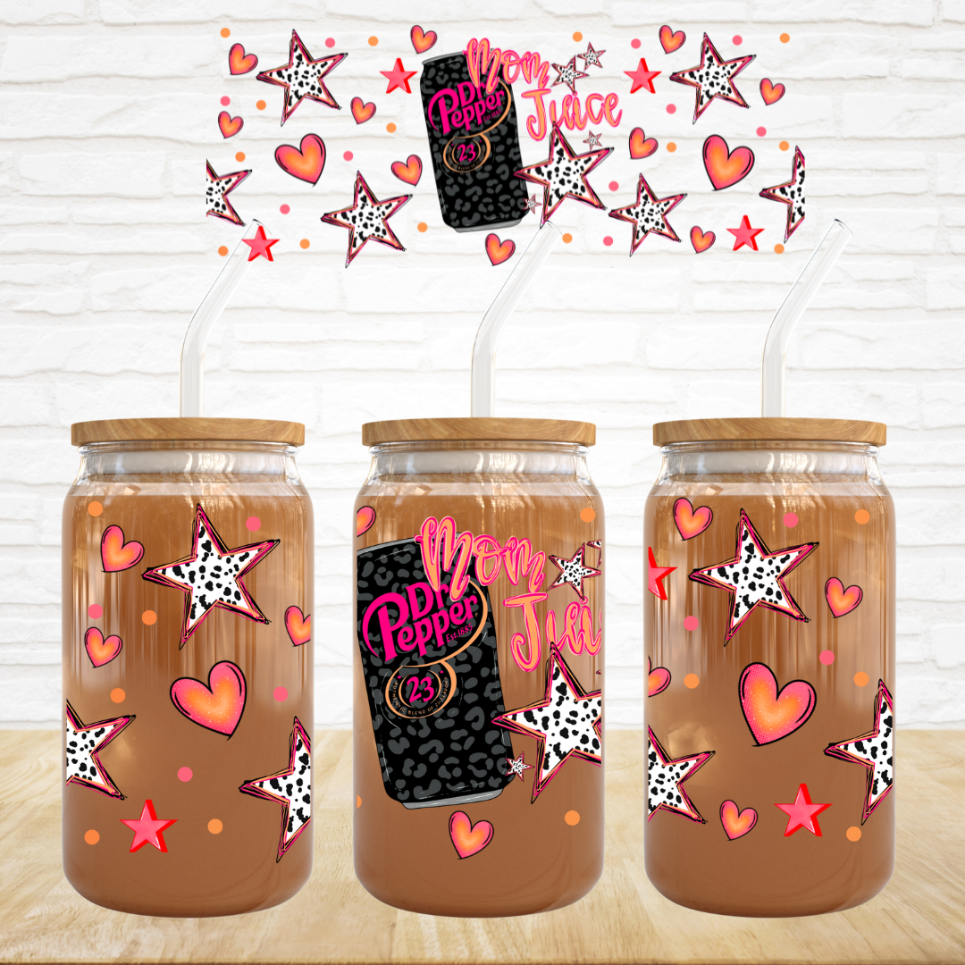 16oz UV DTF Wrap - Mom Juice Dr P