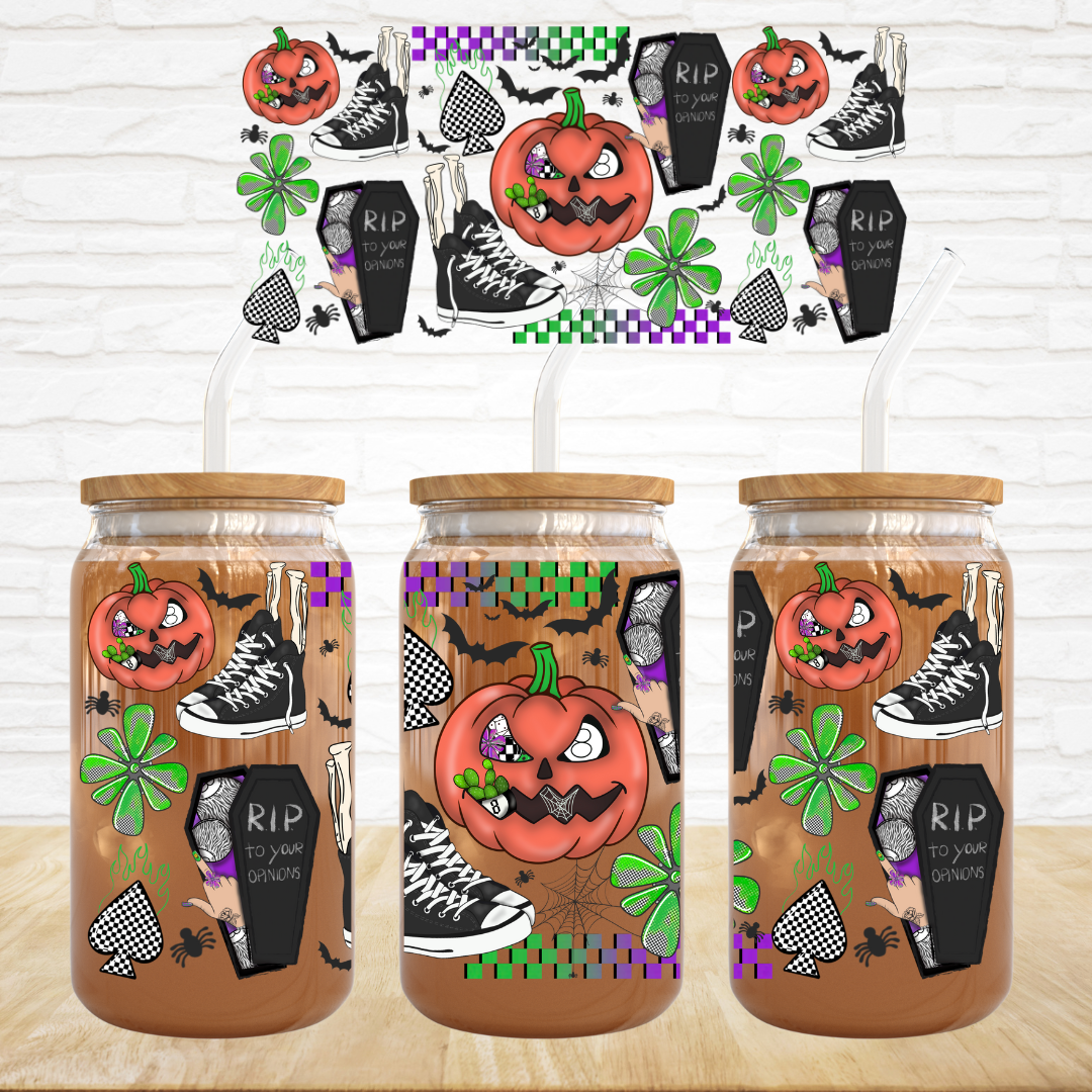 16oz UV DTF Wrap - RIP Coffin