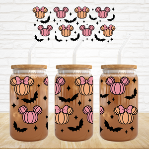 16oz UV DTF Wrap - Mouse Pumpkins