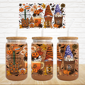 16oz UV DTF Wrap - Halloween Gnomes