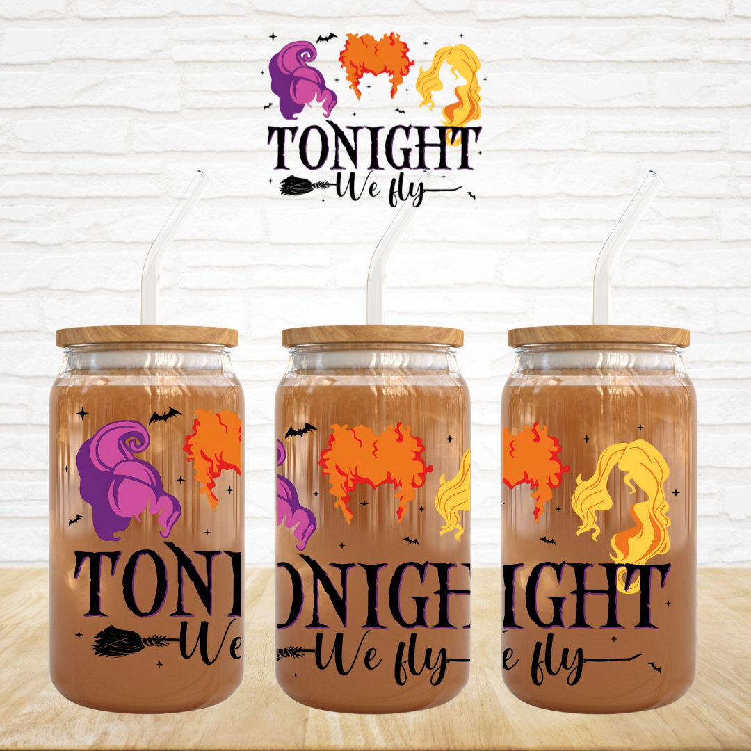 UV DTF Decal - Tonight We Fly