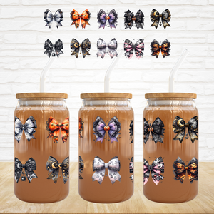 16oz UV DTF Wrap - Halloween Bows