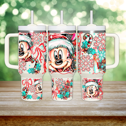 40oz UV DTF Wrap - Full Top & Bottom - Boy Mouse