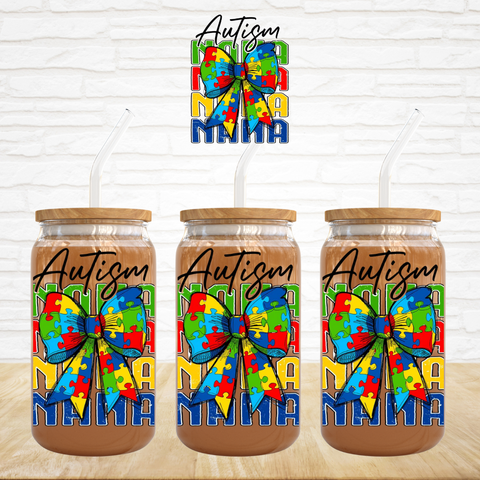 UV DTF Decal - Autism Mama