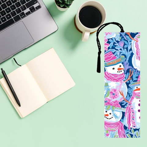 UV DTF Bookmark Decal - Preppy Snowmen