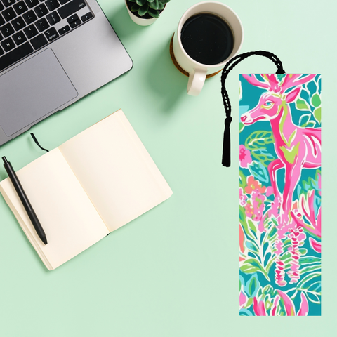 UV DTF Bookmark Decal - Preppy Deer