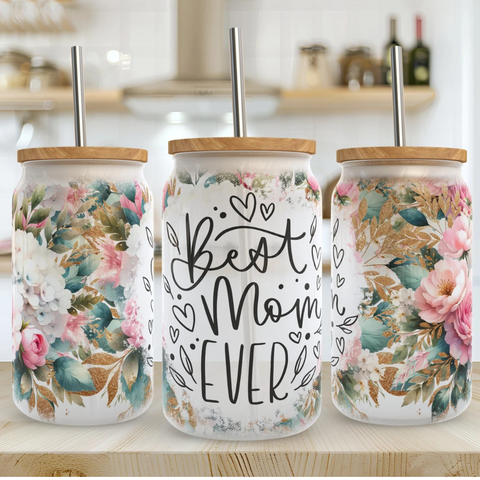 16oz UV DTF Wrap - Best Mom Ever