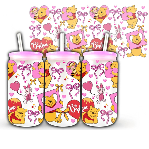 16oz UV DTF Wrap - VDay PBear