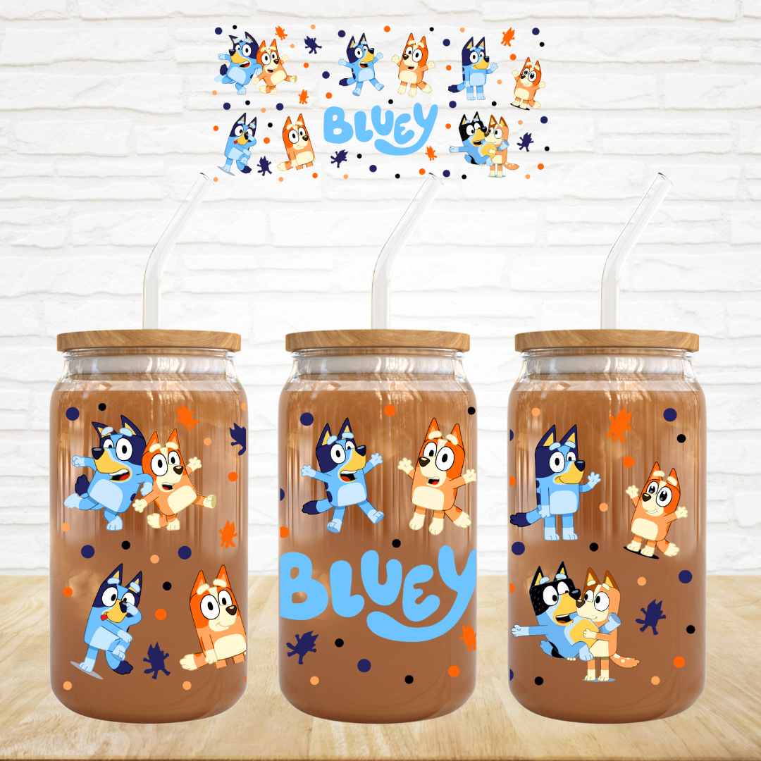 16oz UV DTF Wrap - BB Dogs
