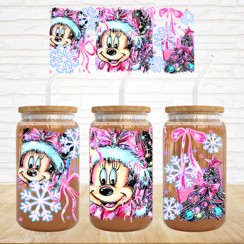 16oz UV DTF Wrap - Girl Mouse